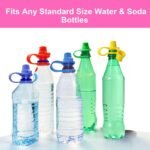 No Spill Silicone Bottles Top Spout for Toddlers, Water Bottle Topper for Toddlers, Water Bottle Spout Adapters, Protects Kids Mouth, 5 Pack (Upgraded) - Image 5