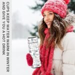 Insulated Stainless Steel Double Wall Vacuum Bottle 17oz Keep Cold & Hot | BPA Free | Leak-Proof | Winter Park 21216365 - Image 7