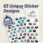 BlueTrail National Parks Water Bottle with Stickers - Image 4