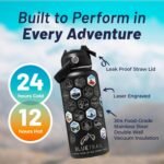 BlueTrail National Parks Water Bottle with Stickers - Image 5