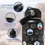 BlueTrail National Parks Water Bottle with Stickers - Image 6