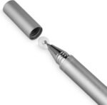 BoxWave Stylus Pen Compatible with ZMHQLPDZ Smart Water Bottle (Insulated Bottles) - FineTouch Capacitive Stylus, Super Precise Stylus Pen - Metallic Silver - Image 3