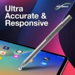 BoxWave Stylus Pen Compatible with ZMHQLPDZ Smart Water Bottle (Insulated Bottles) - FineTouch Capacitive Stylus, Super Precise Stylus Pen - Metallic Silver - Image 4