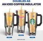 Frost Buddy Thicc Buddy - 40 oz Stainless Steel Vacuum Insulated Tumbler with Lid and Straw for Water - Travel Mug Cupholder Friendly - Gifts for Women Men Him Her (Ice Cream) - Image 6