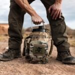 Iron Infidel Battle Bottle - One Gallon Insulated Water Bottle with Dual Carry Handles - 128 oz Tactical Stainless Steel Water Jug & Rugged Extra Large Sleeve With Storage (OCP Camo 128 Ounces) - Image 5