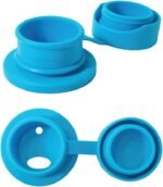 Pura Sport Mini 11oz/325ml Bottle w/Sleeve & Silicone Big Mouth Sport Top - Stainless Steel, Leak-Proof & Spill-Proof for Kids, Toddlers, Preschoolers - Monster - Image 3