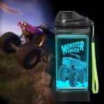 Lightzz Kids Water Bottle with 3D Glowing Monster Truck LED Light - 14 OZ Tritan BPA Free - Creative Ideal Travel Cup Car Race Gift for School Kid Boy Child Holiday Camping Picnic - Image 3