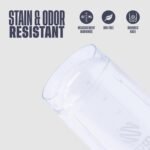 BlenderBottle Strada Tritan Shaker Bottle with Locking Lid, 28-Ounce, White - Image 5