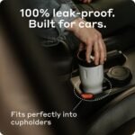 BOBBER 16 oz Stainless Steel Coffee Travel Mug – Leak-Proof, Spill Proof, Vacuum Insulated Coffee Tumbler for Car, Men – Dishwasher Safe Mug, Fits Car Cup Holder, Keeps Hot for 8 Hours (Red) - Image 4