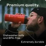 BOBBER 16 oz Stainless Steel Coffee Travel Mug – Leak-Proof, Spill Proof, Vacuum Insulated Coffee Tumbler for Car, Men – Dishwasher Safe Mug, Fits Car Cup Holder, Keeps Hot for 8 Hours (Red) - Image 6