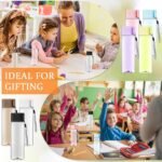 35 Pcs Water Bottle Bulk, 500 ml Plastic Sports Bottles with Handle Strap, Portable Gym Water, Large Travel Leak-proof Drinking Bottles for School, Travel, Fitness - Image 4