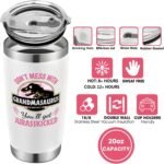 Grandma Gifts - Birthday Gifts for Grandma - Mothers Day, Christmas Gift Ideas for Grandmother from Grandchildren, Granddaughter, Grandson, Grandkids - 20 Oz Stainless Steel Tumbler - Image 3