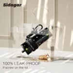 24 oz Stainless Steel Tumbler with Lid and Straw, Insulated Water Bottle Leak Proof for Hot and Cold, Portable Travel Coffee Mug, Reusable Coffee Cup for Women, Black Star - Image 4