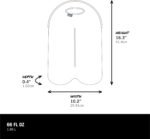 BUILT 2B-BLK 2-Bottle Stain Resistant Neoprene Wine/Water Bottle Carry Tote, Black - Image 4