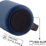 Elemental Insulated Coffee Mug - Triple-Wall Stainless Steel Summit Travel Cup for Hot and Cold Drinks - Thermal Coffee Mug with Lid and Handle for Camping, Office & Travel 12oz - Navy Blue - Image 5