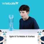 The World’s First Drink-And-Play Water Bottle | Sensory Fidget Stress ADHD Kids Tweens Teens Vortex Cyclone Tornado In STEM Science Connector Tube Toy | Clear BPA-Free Tritan Plastic 21 oz - Image 4