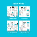 The World’s First Drink-And-Play Water Bottle | Sensory Fidget Stress ADHD Kids Tweens Teens Vortex Cyclone Tornado In STEM Science Connector Tube Toy | Clear BPA-Free Tritan Plastic 21 oz - Image 5