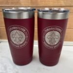 The Crafty Engineer 20oz Black Stainless Steel Tumbler, Personalized Engraved Logo, Insulated Drinking Cup for Men & Women - Image 8