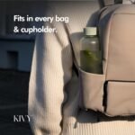 KIVY Slim Water Bottle 22oz [Lightweight & Shatterproof] - Reusable Tritan Water Bottle - Leak Proof Bottle for Women & Men - Water bottle no straw - Dishwasher Safe - BPA Free - Image 4