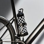 Magnetic Water Bottle with Straw 18 oz - Stainless Steel Insulated Tumbler for Gym & Bike (Fits Holders) - Leak Proof Pop-Up Lid, 2-in-1 Sip or Chug, Handle & Cute Black Checkered Print - Image 4