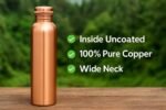 Premium 32oz Pure Copper Water Bottle for Drinking - Ayurvedic Health Benefits - Handcrafted Copper Water Vessel - Leak-Proof Design, Rust-Free - Eco-Friendly Choice - Image 5