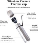 Boundless Voyage Titanium 17 fl oz/510ml Vacuum Water Bottle - Double-Walled, Lightweight, Leak-Proof Sport Bottle for Travel, Outdoor, Office - Image 5