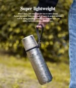 Boundless Voyage Titanium 17 fl oz/510ml Vacuum Water Bottle - Double-Walled, Lightweight, Leak-Proof Sport Bottle for Travel, Outdoor, Office - Image 9