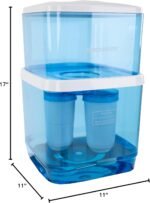 Avanti ZeroWater Refillable Filtered Water Cooler Bottle Kit Top Loading Water Cooler Water Dispenser with Ionic Filtration System, Includes TDS Meter, Blue - Image 4