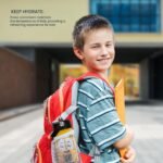 School Bus Water Bottle - Kids Water Bottle with Straw Lid - 12 Oz Insulated Stainless Steel Water Bottles for Kid Boys - Travel Cup for School Sports - Image 6