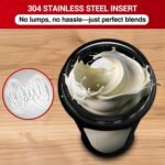 Glass Protein Shaker Bottle for Protein Mixes and Shakes - 635ml 20oz, BPA-Free Shake Bottle, Leak-Proof Glass Shaker Blender - Mixer for Gym, Durable Shaker - Image 6