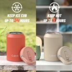 64 oz Insulated Water Bottle with Flip Straw, Vacuum Insulated Stainless Steel Jug with Top Handle, Leak-Proof Lid, Sweat-Free, Wide Mouth, Keeps Ice Cold up to 34 Hours - Image 5