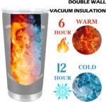 250 Years America Anniversary Tumbler, 20oz USA 250th Birthday Stainless Steel Insulated Tumbler, One Nation Under God Office Decor Desk Accessories Gifts for Coworkers - Image 6