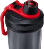 VOLTRX Shaker Bottle, Gallium USB C Rechargeable Electric Protein Shake Mixer, Shaker Cups for Protein Shakes and Meal Replacement Shakes, BPA Free, Made with Tritan, 24oz, Red - Image 3