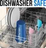 VELOMIX 24 oz Stainless Steel Shaker Bottle with Wire Whisk - Leakproof, No Clumps, Odor Resistant Metal Shaker Bottle, Insulated Shaker Cups for Protein Shakes, Pre Workout and Smoothie(Blue) - Image 5