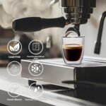 NIRA.Z 2 Pack 11.6oz/343ml Double Wall Glass Coffee Mugs, No Hole Bottom, Insulated Borosilicate Glass Coffee Cups, Clear Mugs for Hot & Cold Beverages, Perfect for Espresso, Latte, Tea, Cappuccino - Image 6