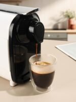 NIRA.Z 2 Pack 11.6oz/343ml Double Wall Glass Coffee Mugs, No Hole Bottom, Insulated Borosilicate Glass Coffee Cups, Clear Mugs for Hot & Cold Beverages, Perfect for Espresso, Latte, Tea, Cappuccino - Image 7