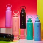 ThermoFlask 40 oz Double Wall Vacuum Insulated Stainless Steel Water Bottle with Spout Lid, Screamin' Green - Image 5