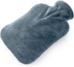 BICAREE Hot Water Bottle with Cover, 2L PVC Hot Water Bag for Neck, Shoulder Pain and Hand Feet Warmer, Menstrual Cramps, Hot Compress and Cold Therapy(Blue Ashes) - Image 6