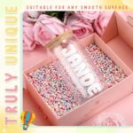 6 Pcs UV DTF Cup Wrap Letters Custom Transfer Letter Stickers Personalized Vinyl Name Decals for Tumbler Glass Cups Laptop Water Bottle Car Notebooks Window DIY Crafts - Image 7