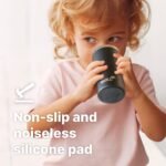 Kids Insulated Cup with Leak Proof Lid -12 oz Stainless Steel Tumbler with Straw-Reusable Metal Drink Water Cup, BPA Free(Purple) - Image 3