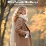 Small Water Bottle 12 oz, Dusgut Insulated Water Bottle,Stainless Steel,Wide Mouth Portable Lid,Silver - Image 7