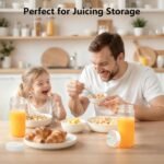 Ruckae 16oz Juice Bottles,Ribbed Glass Juicing Bottles with Lids,Smoothie Cup Lids and Straws,Water Bottle Mason Jar Drinking Glasses for Juicing,Smoothies,Kombucha (Clear-10 pack) - Image 9