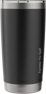 Katherine Name Personalized Coffee Pun Travel Mug Stainless Steel Insulated Tumbler - Image 3