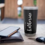 Katherine Name Personalized Coffee Pun Travel Mug Stainless Steel Insulated Tumbler - Image 7