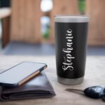 Stephanie Personalized Name Travel Mug Stainless Steel Insulated Tumbler - Image 7