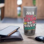 JULIE Personalized Women's Gift Custom JULIE Stainless Steel Insulated Tumbler - Image 7