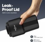 Travel Coffee Mug 16 oz with Lid and Flip Straw, Leak-Proof Food Grade 304 Stainless Steel Coffee Insulated Tumbler, Double Wall Vacuum Cup for Hot and Cold Drinks (Pink) - Image 7