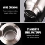 1050ml Stainless Steel Water Bottle Leak Proof Sports Bottle with 750ml Hanging Pot for Outdoor Camping Hiking,Sport Bottle - Image 5