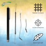 BoxWave Stylus Pen Compatible with ZMHQLPDZ Smart Water Bottle (Insulated Bottles) - EverTouch Capacitive Stylus, Fiber Tip Capacitive Stylus Pen - Jet Black - Image 4