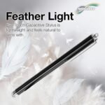 BoxWave Stylus Pen Compatible with ZMHQLPDZ Smart Water Bottle (Insulated Bottles) - EverTouch Capacitive Stylus, Fiber Tip Capacitive Stylus Pen - Jet Black - Image 9